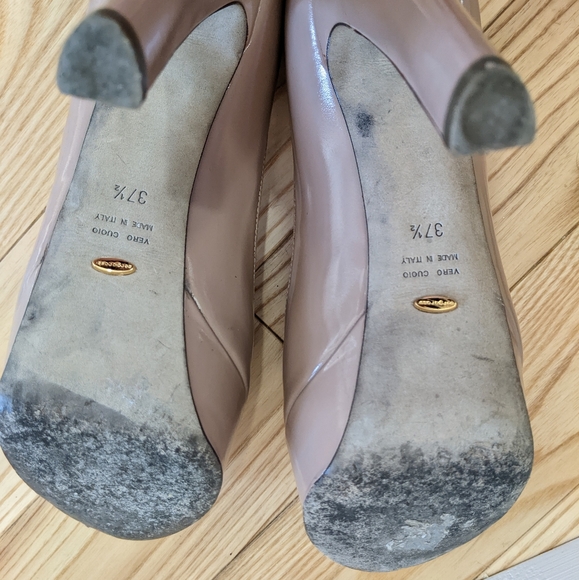 Platform pumps patent leather nude - Picture 4 of 6